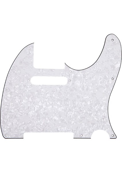 Beyaz Inci Stili 3 Kat Yaşlı Pearloid Pickguard Tele Tarzı Gitar Pickguard Yaşlı Beyaz Inci Müzik Aleti Gitar Parçaları Aksesuarları 7 Renk (Yurt Dışından)