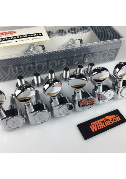 4r 2l Şekillendirme Yeni Wilkinson Wjn-05 6r Elektro Gitar Makinesi Kafaları Tunerler Mini Oval Tuner Için St Tl Tele Krom Gümüş Ayar Mandalları (Yurt Dışından) fiyatları