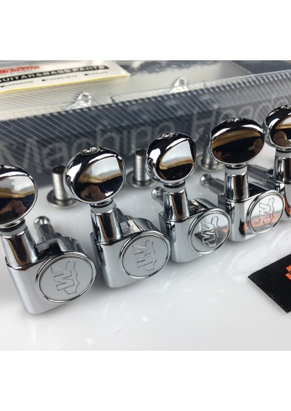 4r 2l Şekillendirme Yeni Wilkinson Wjn-05 6r Elektro Gitar Makinesi Kafaları Tunerler Mini Oval Tuner Için St Tl Tele Krom Gümüş Ayar Mandalları (Yurt Dışından) modelleri