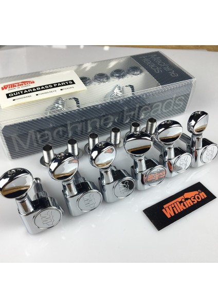 4r 2l Şekillendirme Yeni Wilkinson Wjn-05 6r Elektro Gitar Makinesi Kafaları Tunerler Mini Oval Tuner Için St Tl Tele Krom Gümüş Ayar Mandalları (Yurt Dışından) fırsatları