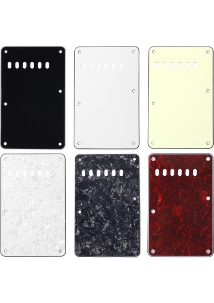 Kumral Tarzı 6 Delik Elektro Gitar Tremolo Boşluk Kapak Arka Plaka Fender St Sq Şerit Arka Kapak Elektro Gitar Parçası Aksesuarları (Yurt Dışından) fırsatları