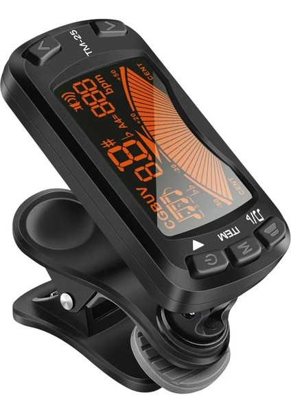 Lekato Klipsli Tuner Gitar Tuner Metronom Tuner Metronom Elektrikli Ukulele Tuner Müzik Aleti Için (Yurt Dışından)