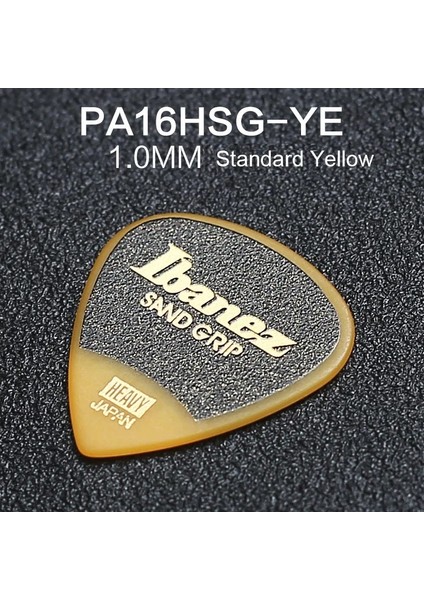 Standart Sarı 1.0 Stili Ibanez Grip Wizard Serisi Sand Grip Plectrum Elektro Akustik Gitar Seçimi, 1 Parça Japonya'da Üretilmiştir (Yurt Dışından) fiyatları