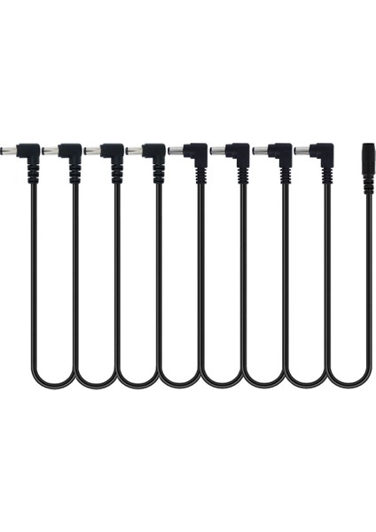 1 Ila 6 Kablo Stili Papatya Zinciri 1'den Yollara Gitar Efektleri Pedal Aksesuarları 9V Dc Adaptör Fişi Için Güç Kaynağı Kablosu (Yurt Dışından)