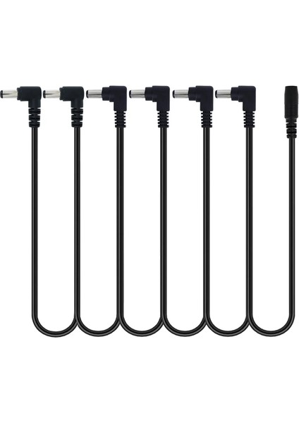 1 Ila 6 Kablo Stili Papatya Zinciri 1'den Yollara Gitar Efektleri Pedal Aksesuarları 9V Dc Adaptör Fişi Için Güç Kaynağı Kablosu (Yurt Dışından)
