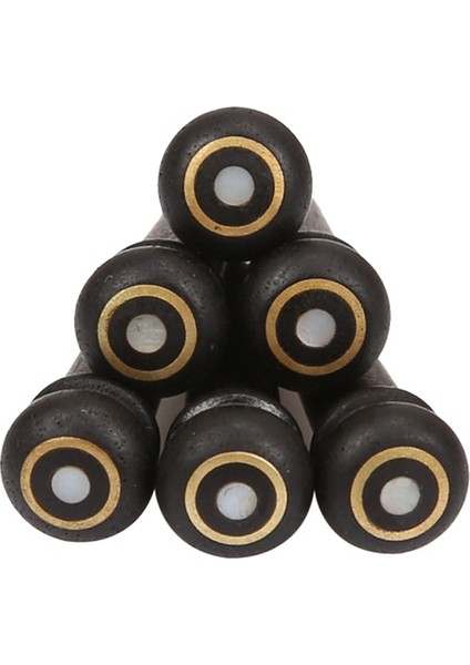Cocobolo Ahşap 3 Tarzı 6 Adet Gerçek Kemik Akustik Gitar Köprü Ure Kemik Abanoz Köprü Pin Halk Gitar Için Pirinç Daire ile Yedek Aksesuarlar (Yurt Dışından)