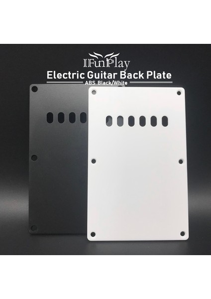 Siyah Stil Abs 6 Delik Gitar Tremolo Boşluk Kapağı Arka Plaka St Elektro Gitar Parçası Aksesuarları Için Standart Gitar Değiştirme (Yurt Dışından) fiyatları