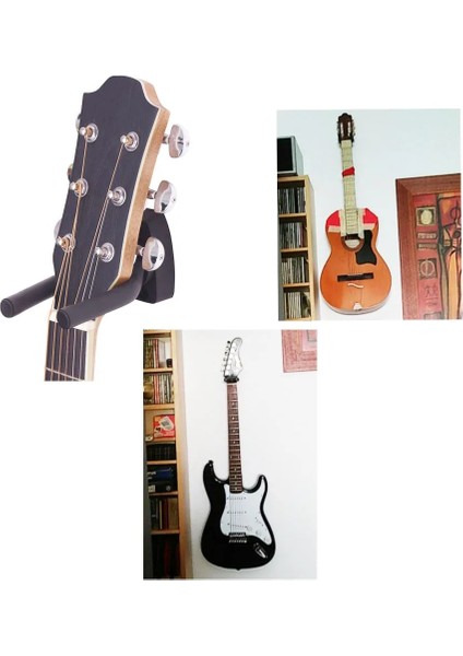 Siyah Stil Duvara Montaj Gitar Askı Kancası Kaymaz Tutucu Akustik Gitar Ukulele Keman Bas Gitar Enstrüman Aksesuarları Için Standı (Yurt Dışından) modelleri