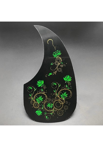 Gümüş Çiçek Stili Profesyonel Halk Akustik Gitar Pickguard Akustik Guitarra Aksesuarları Için Kendinden Yapışkanlı Pick Guard Sticker (Yurt Dışından)
