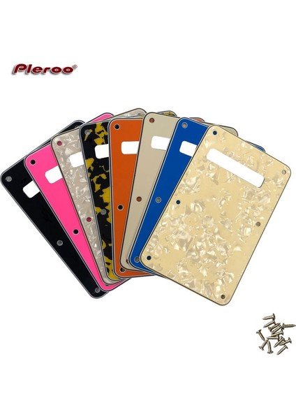 1ply Kırmızı Ayna Stili Pleroo Özel Gitar Parçaları - Abd Için Strat Gitar Tremolo Kapak Strat Arka Plakası Gitar Pickguard Çizik Plakası (Yurt Dışından) fiyatları
