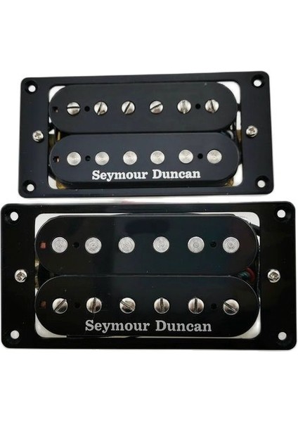 Mavi Stil Yeni SH1N Sh4 Elektro Gitar Manyetikleri Humbucker Pikap Demeti Kaynak Zebra Siyah 1 Takım (Yurt Dışından)