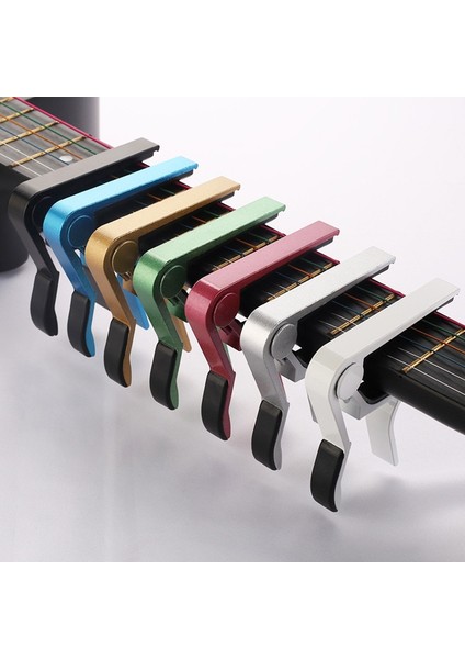 Gitar Notları Etiket Stili Evrensel Capo Gitar Aksesuarları Hızlı Değişim Kelepçe Anahtarı Alüminyum Alaşımlı Metal Akustik Klasik Gitar Capo Gitar Parçaları Için (Yurt Dışından)