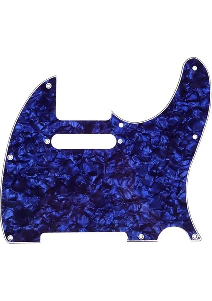 Mavi Inci Tarzı 3ply Yaşlı Pearloid Gitar Pickguard Tele Stil Gitar Pickguard Yaşlı Enstrüman Gitar Parçaları Aksesuarları 6 Renk ile (Yurt Dışından)