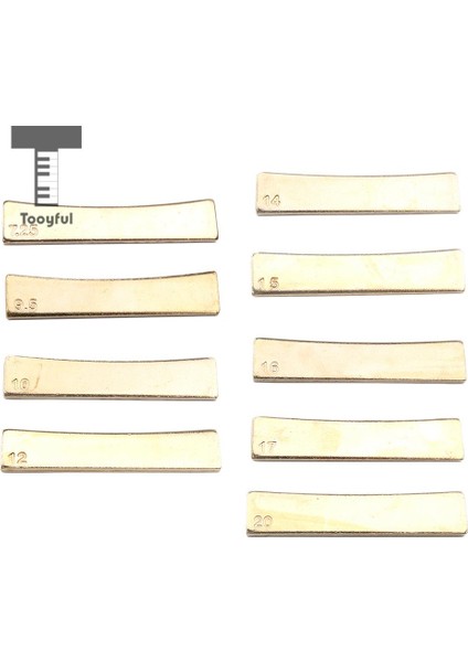 No.1 Tarzı Gitarist Luthier Aracı Için Altın Gitar Yarıçapı Klavye Perde Basın Caul Ekle (Yurt Dışından)