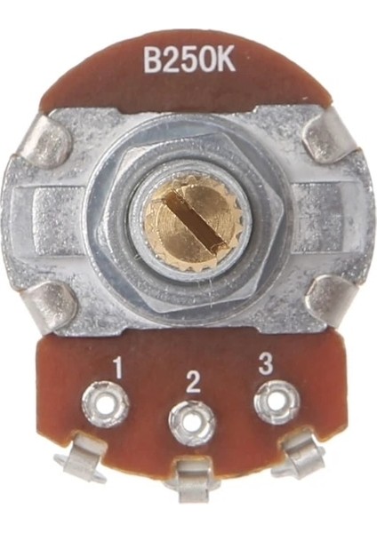 A250K Stili B250K Cts Potansiyometre Kamalı Pot Elektro Gitar Bas Efekti Amp Ton Hacim Parçaları Pedal Alfa (Yurt Dışından)