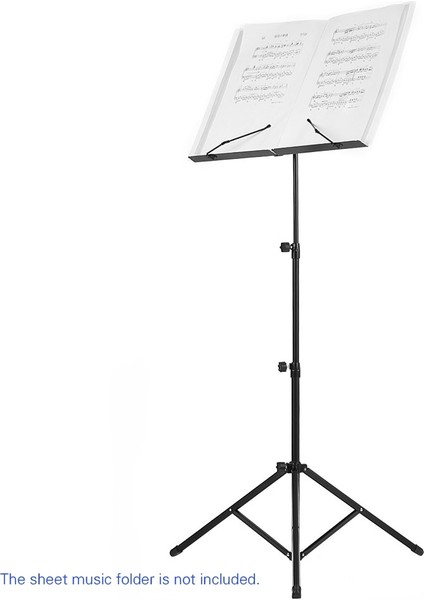 Mavi Stil Katlanabilir Notalar Tripod Standı Tutacağı Hafif ve Suya Dayanıklı Keman Piyano Gitar Müzik Performansı Için Taşıma Çantası (Yurt Dışından)