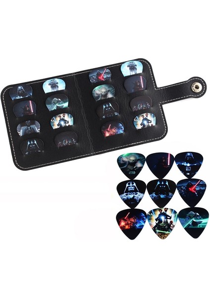 Bpj6 Stili 0.96MM Soach Vc Gitar Seçtikleri Resimleri Rastgele Seçtikleri + Siyah Seçtikleri Çanta Paket Tutucu Bas Gitar Parçası ve Aksesuarları Aracı (Yurt Dışından)