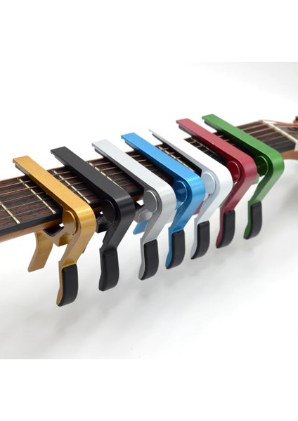 Beyaz Stil Evrensel Gitar Capo Hızlı Değişim Kelepçe Anahtar Alüminyum Alaşım Metal Capo Akustik Klasik Elektro Gitar Parçaları Aksesuarları (Yurt Dışından) fiyatları