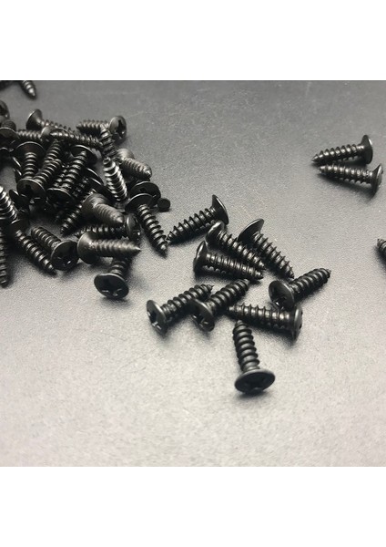 Siyah X50 Adet Tarzı Adet 3*12MM Bas Gitar Pickguard Vidalar Boşluk Kapağı Jack Kapak Plakası Vida St Tl Elektro Gitar Aksesuarları (Yurt Dışından)