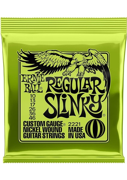 NO.2406 Stili Elektro Gitar Telleriplay Real Heavy Metal Rock Nikel Yara Elektro Gitar Aksesuarları Için 6 Strings (Yurt Dışından) fiyatları