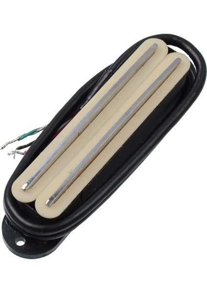 Gümüş Stil ile Fildişi Çift Bobinli Humbucker Pikap Elektro Gitar Için Hassas Tepki ve Net Ton Tek Manyetik (Yurt Dışından)