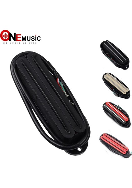 Gümüş Stil ile Fildişi Çift Bobinli Humbucker Pikap Elektro Gitar Için Hassas Tepki ve Net Ton Tek Manyetik (Yurt Dışından) fiyatları
