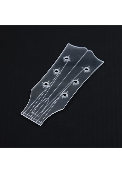 LP-QTMB16 Stili Gitar Kafası Şablonu Elektro Gitar Akustik Gitar Ukulele Şeffaf Akrilik Şablon Gitar Yapımı Kalıp (Yurt Dışından)