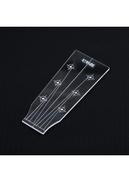 LP-QTMB16 Stili Gitar Kafası Şablonu Elektro Gitar Akustik Gitar Ukulele Şeffaf Akrilik Şablon Gitar Yapımı Kalıp (Yurt Dışından)