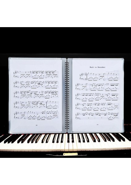 40 Sayfa Stili 24.8cm * 2cm * 31C Sayfalar Su Geçirmez Muore Kitap Klip Müzik Öğrencisi Siyah A4 Boyutu Klasör Enstrüman Aksesuarları (Yurt Dışından) modelleri