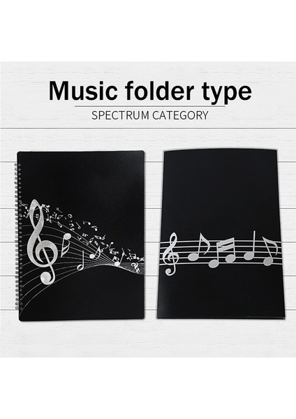 40 Sayfa Stili 24.8cm * 2cm * 31C Sayfalar Su Geçirmez Muore Kitap Klip Müzik Öğrencisi Siyah A4 Boyutu Klasör Enstrüman Aksesuarları (Yurt Dışından) fırsatları