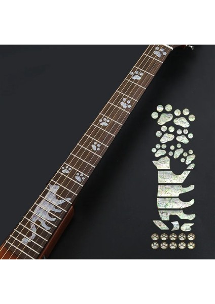 No.5 Tarzı 16 Stilleri Çapraz Kakma Çıkartmaları Klavye Çıkartmaları Ukulele Gitar Aksesuarları Elektro Akustik Gitar Bas Ultra Ince Etiket (Yurt Dışından)