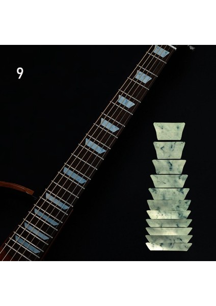 No.9 Tarzı Klavye Etiketi Ultra Ince Etiketler Çapraz Kakma Çıkartmaları Elektro Gitar Parçaları Müzik Enstrümanı Süslemeleri Guitarra Aksesuarları (Yurt Dışından) fiyatları