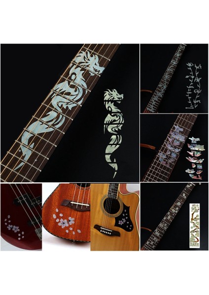 No.9 Tarzı Klavye Etiketi Ultra Ince Etiketler Çapraz Kakma Çıkartmaları Elektro Gitar Parçaları Müzik Enstrümanı Süslemeleri Guitarra Aksesuarları (Yurt Dışından) modelleri