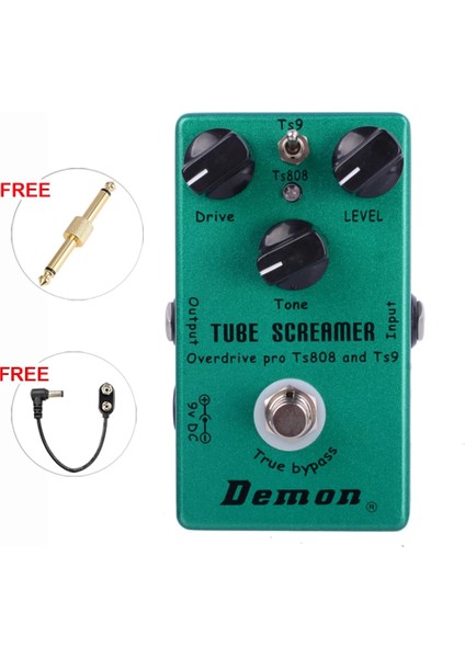 Tube Overdrıve Style Demonfx TS808 Ts9 Iki Bir Tüpte Screamer Overdrive Pro Vintage Elektro Gitar Efekt Pedalı (Yurt Dışından) modelleri