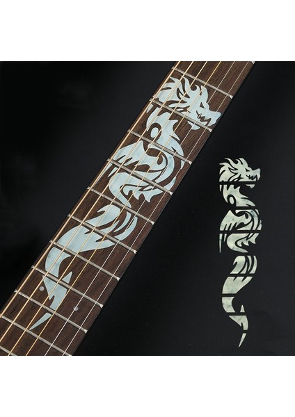 Çapraz Stil Gitar Klavye Çıkartmaları Gitar Aksesuarları Aracı Çapraz Kakma Çıkartmaları Elektrikli Akustik Gitar Bas Ukulele Için Ultrathin Sticker (Yurt Dışından)