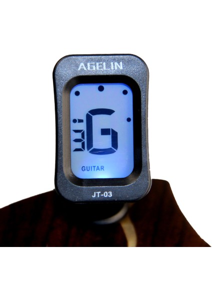 AT-101 Stili Yeni Gitar Tuner Ayarlanabilir Parazit Önleyici LCD Klipsli Elektronik Dijital Gitar Kromatik Gitar Bas Ukulele Keman Tuner (Yurt Dışından)