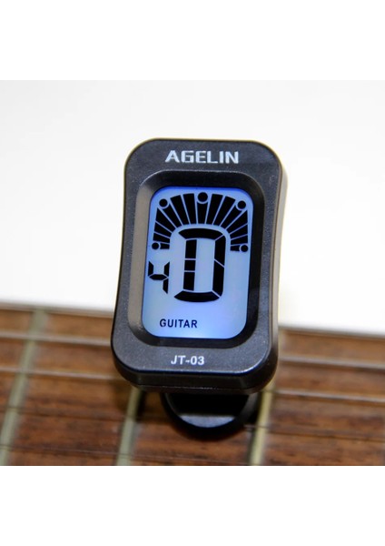 AT-101 Stili Yeni Gitar Tuner Ayarlanabilir Parazit Önleyici LCD Klipsli Elektronik Dijital Gitar Kromatik Gitar Bas Ukulele Keman Tuner (Yurt Dışından)