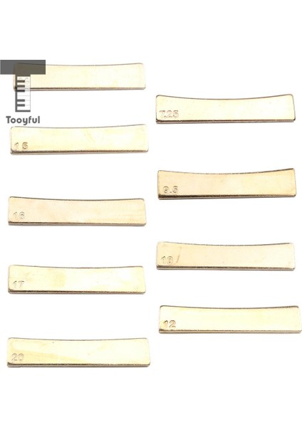 No.9 Tarzı Gitarist Luthier Aracı Için Altın Gitar Yarıçapı Klavye Perde Basın Caul Ekle (Yurt Dışından)