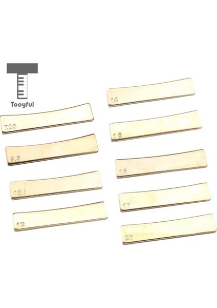 No.9 Tarzı Gitarist Luthier Aracı Için Altın Gitar Yarıçapı Klavye Perde Basın Caul Ekle (Yurt Dışından)