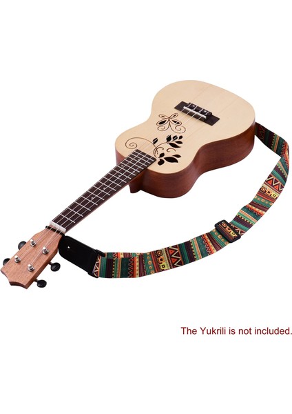 Type2 Gitar Tel Stili Ayarlanabilir Ukulele Gitar Askısı Yumuşak Polyester Omuz Kemeri, Ukulele Gitar Aksesuarları Için Plastik Tokalı Asılı Halat ile (Yurt Dışından) indirimleri