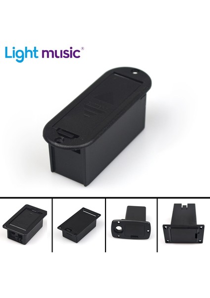 C Stili Gitar Parçaları 9V Pil Kutusu Tutucu Kapak Kutusu Akustik Gitar Bakup Siyah 1 Adet (Yurt Dışından) fiyatları