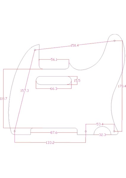 Siyah Inci Tarzı Kaısh Tl Pickguard Vintage Tl Stil 5 Delikli Pickguard Vidalı Telecaster Için Çeşitli Renkler Gitar Golpeador Telecaster (Yurt Dışından)