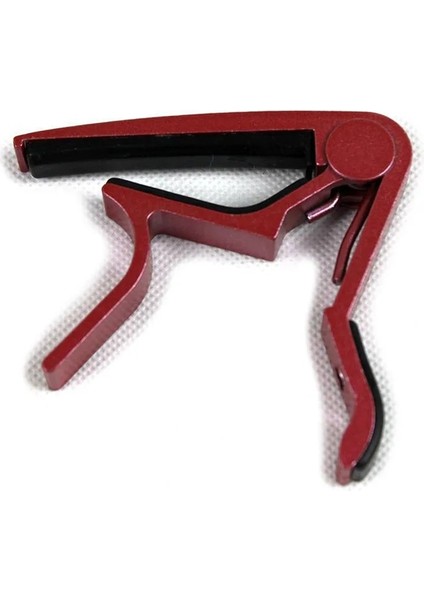 Beyaz Stil Elektro Akustik Gitar Capo Bas Keman Ukulele Capo Tek Elle Akort Kelepçe Tetik - Malzeme Metal (Yurt Dışından) fırsatları