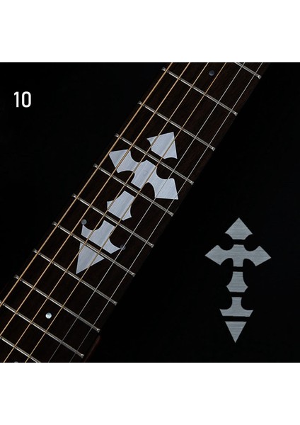 No.10 Tarzı 22 Stilleri Ultra Ince Çapraz Kakma Çıkartmaları Klavye Etiketi Müzik Enstrümanı Süslemeleri Elektrik Akustik Gitar Bas Aksesuarı (Yurt Dışından) fiyatları
