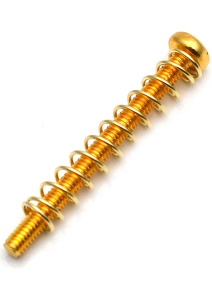 Altın Tarzı 6 Set Elektro Gitar Humbucker Pikap Yüksekliği Ayarlama Yaylar ve Vidalar - Uzunluk 25MM (Yurt Dışından)
