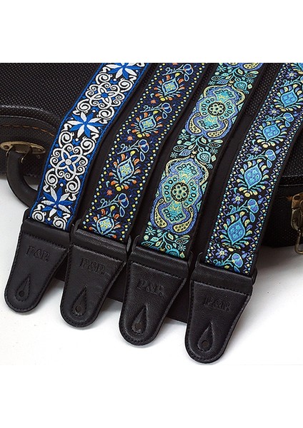 Kedi Kedi Stili Işlemeli Gitar Askısı Ulusal Stil Omuz Askısı Şerit Enstrüman Askı Gitar Askısı Enstrüman Gitar Parçası (Yurt Dışından) modelleri