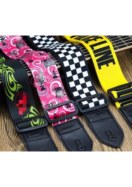 G Tarzı Naylon Gitar Askı Akustik Elektro Gitar ve Bas Için Ayarlanabilir Naylon Askılar Çok Renkli Gitar Kemer Gitar Parçası Aksesuarları (Yurt Dışından)