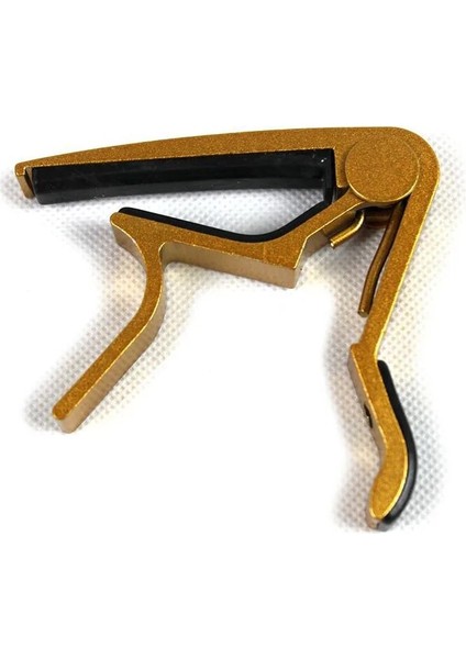 Altın Tarzı Elektro Akustik Gitar Capo Bas Keman Ukulele Capo Tek Elle Akort Kelepçe Tetik - Malzeme Metal (Yurt Dışından)