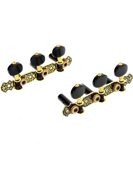 Beyaz Gümüş Tarzı Gitar Makinesi Kafaları Klasik Gitar Tel Ayarlama Mandalları Anahtar Altın Seti AO-020HV3P Akort Aletleri Tuşları Parça Parçaları Aksesuarlar (Yurt Dışından) fırsatları
