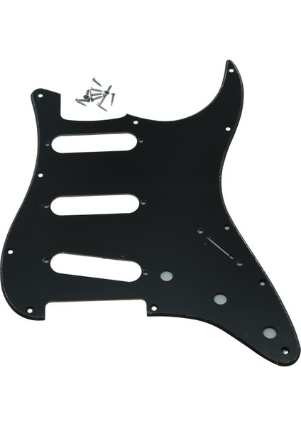 Siyah 1 Kat Tarzı Kaısh 11 Delik St Gle Bobin Manyetikler Strat Için Gitar Pickguard Strat Scratch Plate Için Vidalı American Fd For Stratocaster (Yurt Dışından)